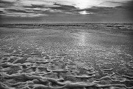 Na een storm aan zee
