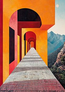 Surrealismus Architektur Design Geometrie