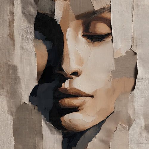 Caché derrière du lin