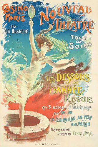 Jean de Paleologue - Casino de Paris , Nouveau Théâtre (ca. 1895)