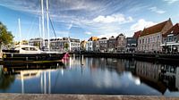 Der Hafen von Goes von Fotografie in Zeeland Miniaturansicht