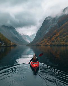 Kayak in Norwegen
