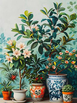 plants in the garden by haroulita