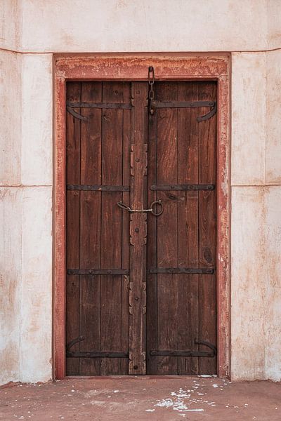Old rustic brown door by butfirstsalt