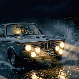 The Classic BMW TSA 1800 in a Rainy Adventure von DeVerviersBelgium