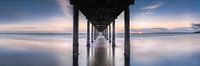 Sfeervol panorama vanaf de pier in Pelzer Haken aan de Oostzee van Voss Fine Art Fotografie thumbnail
