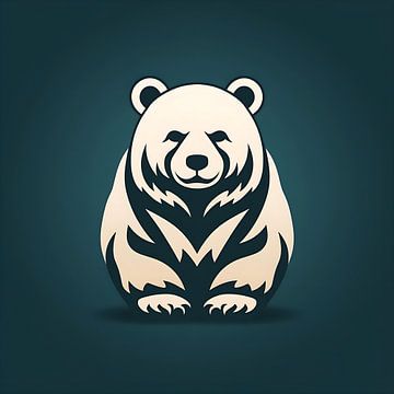 Vector image Bear by PixelPrestige