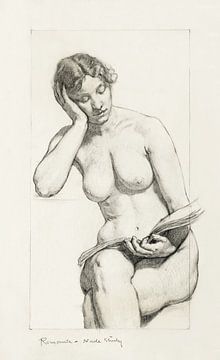 Romanze, Studie eines Aktes, Kenyon Cox (1896) von Atelier Liesjes