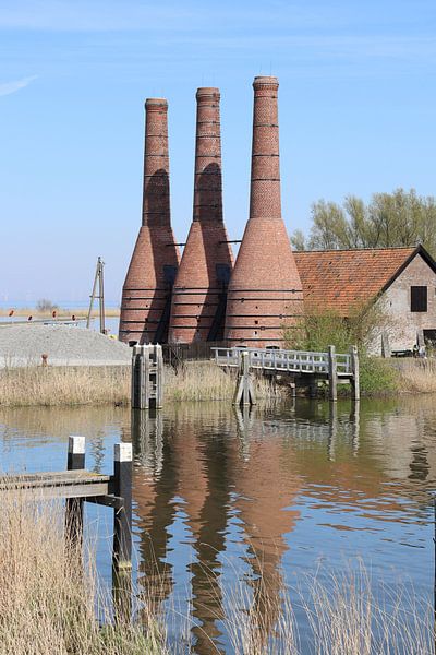 Lime Kiln in Enkhuizen by Monica de Roo-Peeters