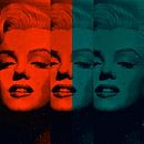 Marilyn Monroe Neon Colourful Pop Art PUR van Felix von Altersheim thumbnail