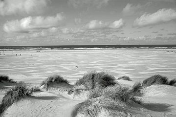 Plage de Terschelling sur Helga Kuiper