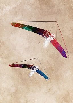 Paragliders sport art #paragliders #sport by JBJart Justyna Jaszke