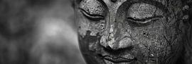 Buddha in Schwarz-Weiß von Poster Art Shop