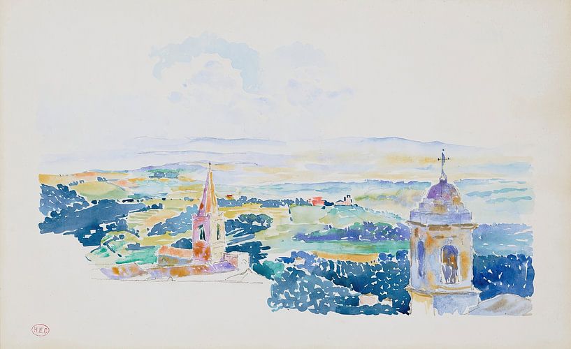 Henri-Edmond Cross - Perugia, the terrace by Peter Balan