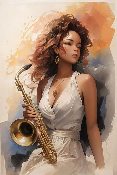Der Saxophonist von Arjan van de Logt