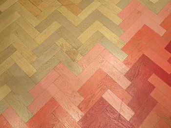 Parketvloer als mozaiek