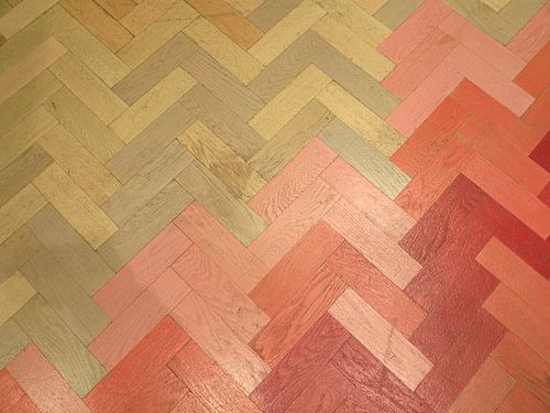 Parketvloer als mozaiek