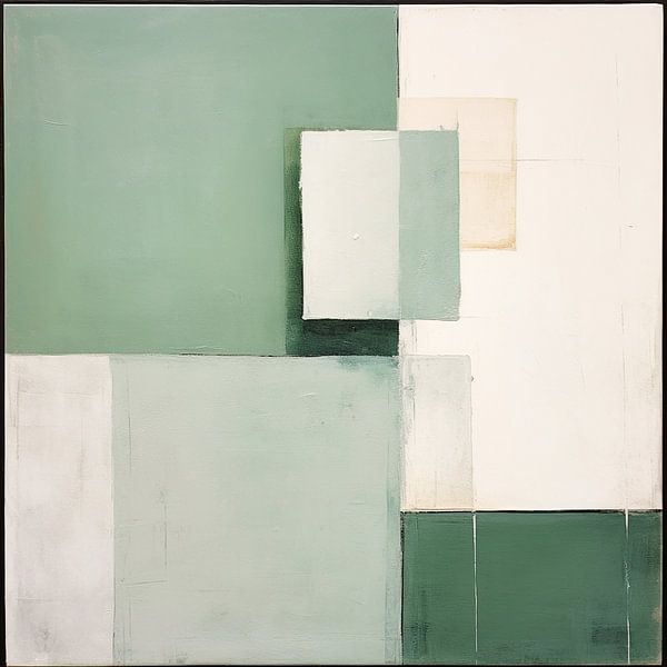 Green-Blue 136.44 by ARTEO Paintings
