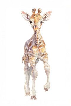 Niedliche Baby-Giraffe | Für das Kinderzimmer von Lauren Wilde