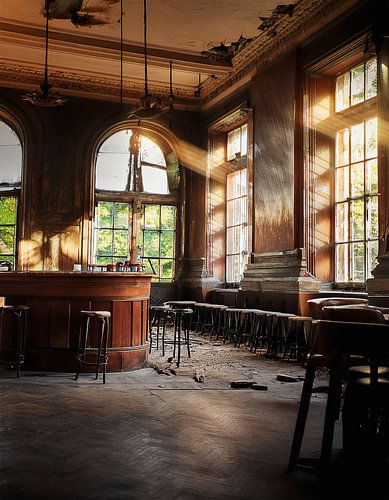 Lost Places koffiebar met twee verdiepingen