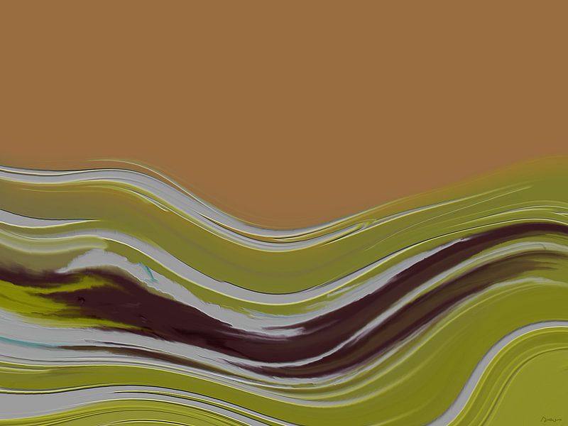 Rippling. (Landscape, abstract) by SydWyn Art