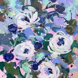 Dynamische Farbexplosion in Abstraktion von Color Square