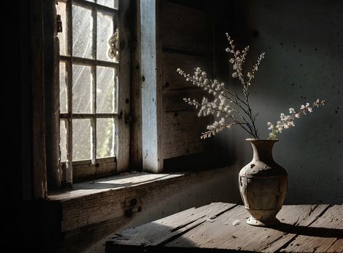 Vase bei Mondschein