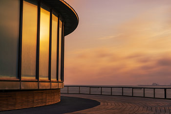 Embarcadère à Blankenberge, le long de la côte belge