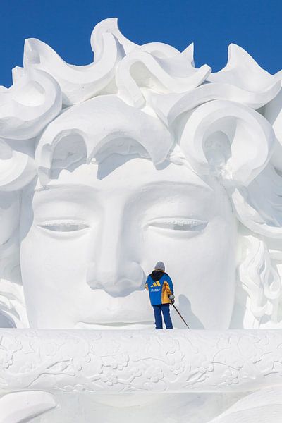 Schneeskulptur in Harbin von Sander Groenendijk