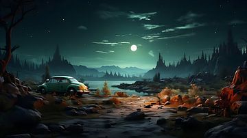 Breathtaking 4K desert night by PixelPrestige