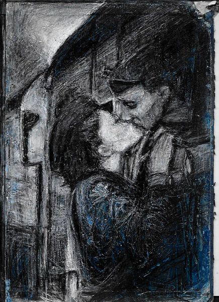 MANN + FRAU ZUG KUSS von Vincent Jacobs