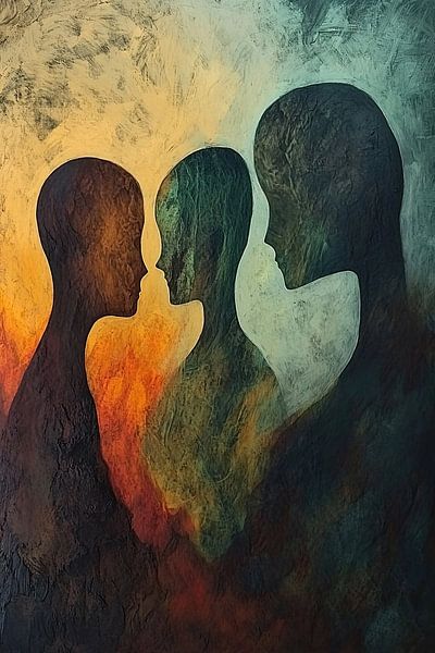Three figures by Peter Balan