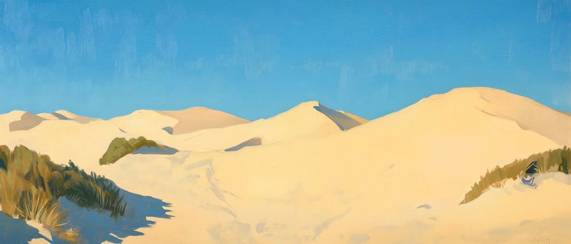 Zandduinen landschap van Poster Art Shop