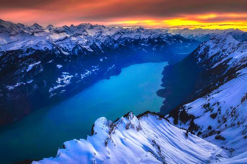 HIVER ALPES LAC sur Simon Schuhmacher