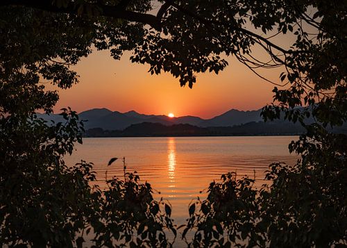 Romantischer Sonnenuntergang