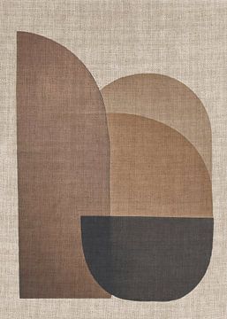 TW living - Linen collection - abstract brown van TW living