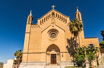 Historical old town church of Arta on Majorca island, Spain by Alex Winter