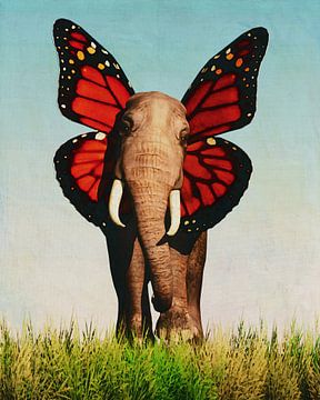Freundlicher Elefant von Jan Keteleer