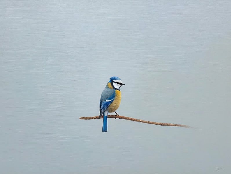 Fine Art Pimpelmees in Focus van Eva Lee