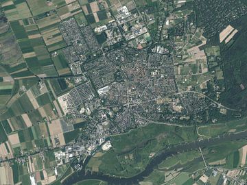 Luchtfoto van Wageningen