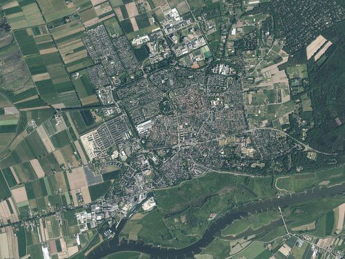 Aerial view of Wageningen