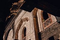 Traditional wall decoration in Fez, Morocco