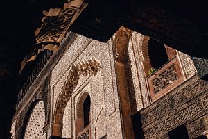 Traditionelle Wanddekoration in Fes, Marokko von Maartje Kikkert