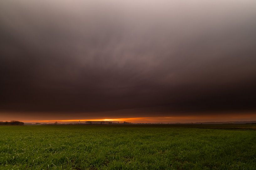 Sunset Brabant. by Rick Ermstrang