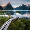 Milford Sound - Zuidereiland, Nieuw-Zeeland van Martijn Smeets