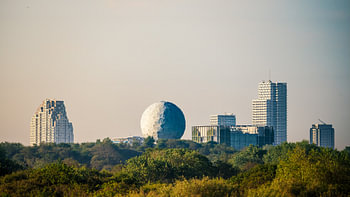 City above the green belt