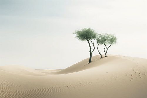 Connected to Nature: Solitary Elegance