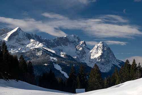 Blick zur Zugspitze