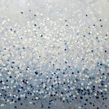 Dance of white and blue by Color Square