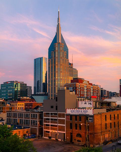 Stadtzentrum von Nashville von Thomas Bartelds